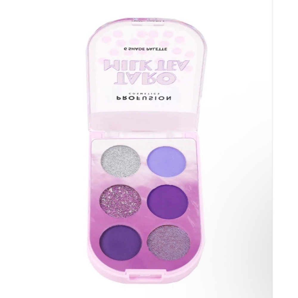 Profusion Cosmetics Taro Milk Tea Eyeshadow Palette 6 Shade